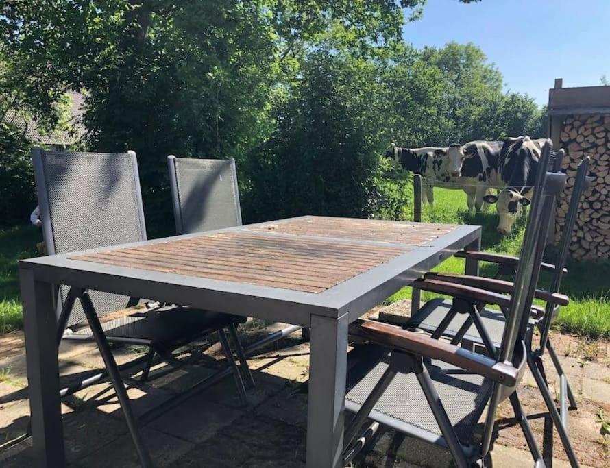 Statige Boerderijwoning Met Vrij Uitzicht En Tuin Vila Hoogzand Exterior foto